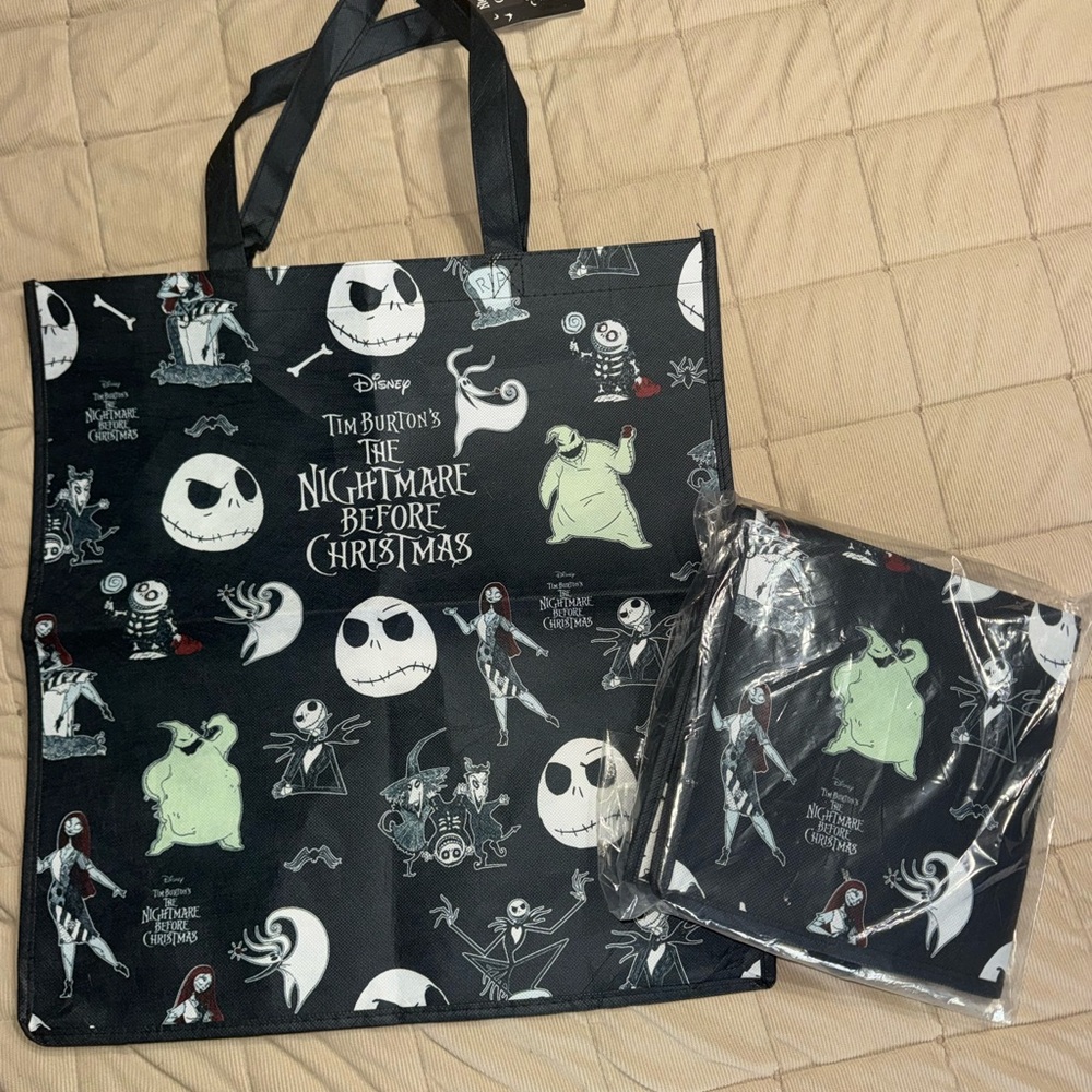2 Large Nightmare Before Christmas totes